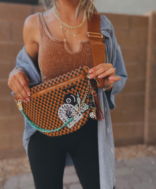 FC-long live rad women+turquoise+  SEDONA BAG
