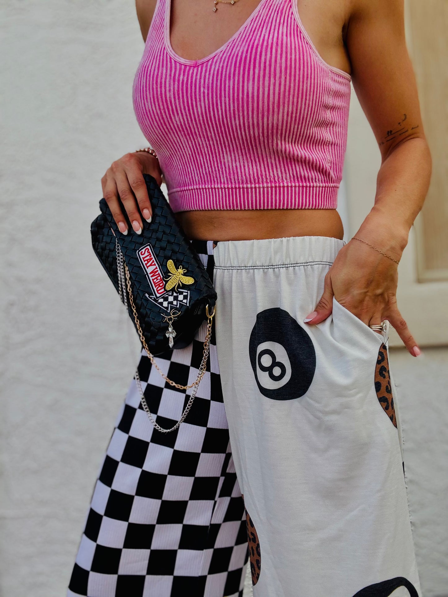 CB- DOUBLE TROUBLE+Wide Led Everyday “ not” so Casual pants