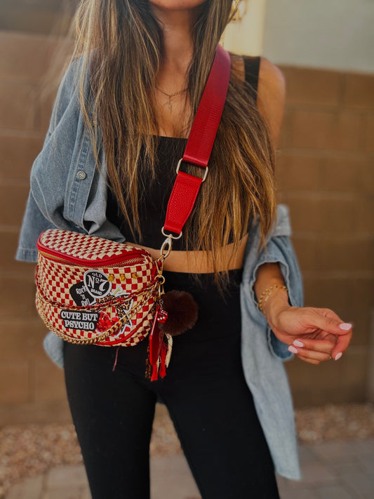 HA-rock and roll cute but psycho - red OG+PHOENIX BAG