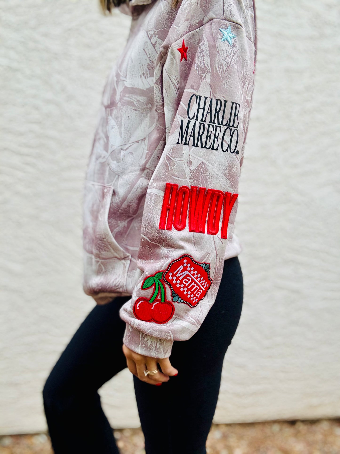 BBH-Camo Sweater+ Mama red howdy