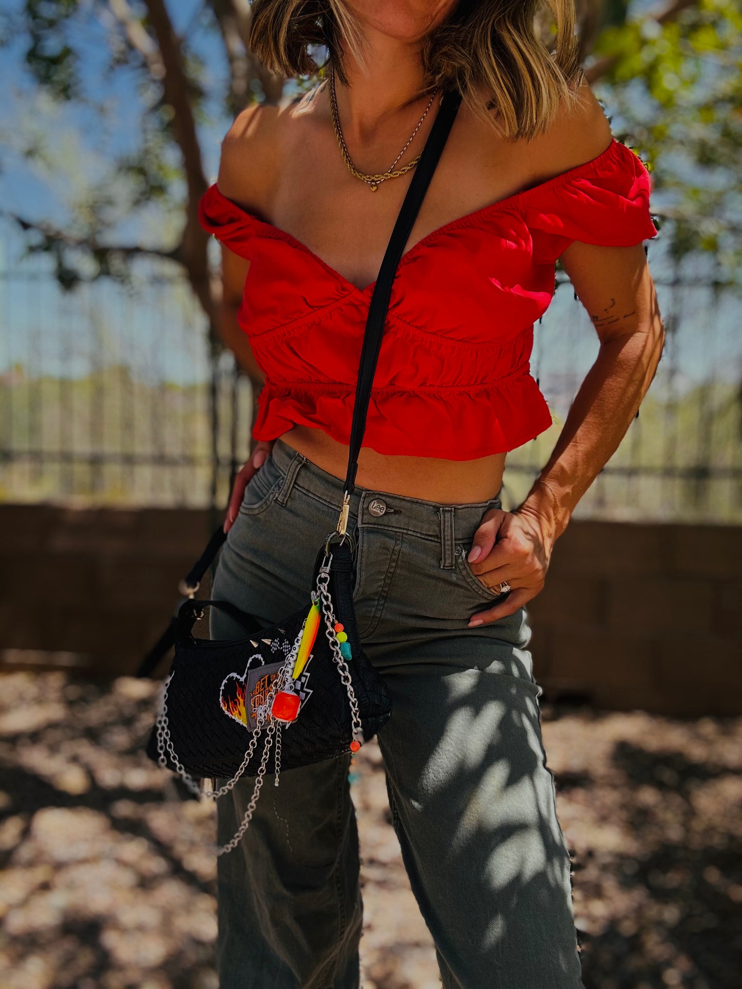 SCC- bet on yourself with handmade bag charm + 2-1 *The Hayden*
