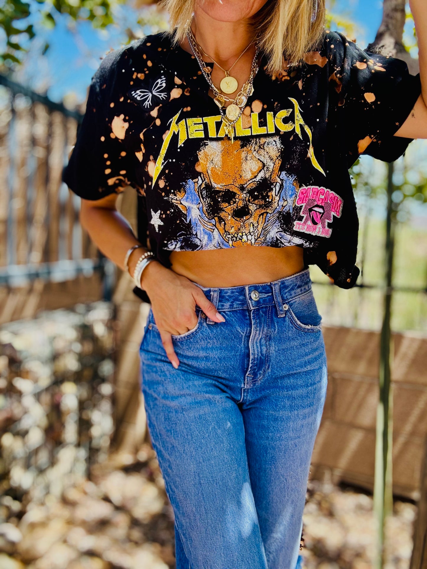 TEE-metallll babe - DAD TEE MEDIUM