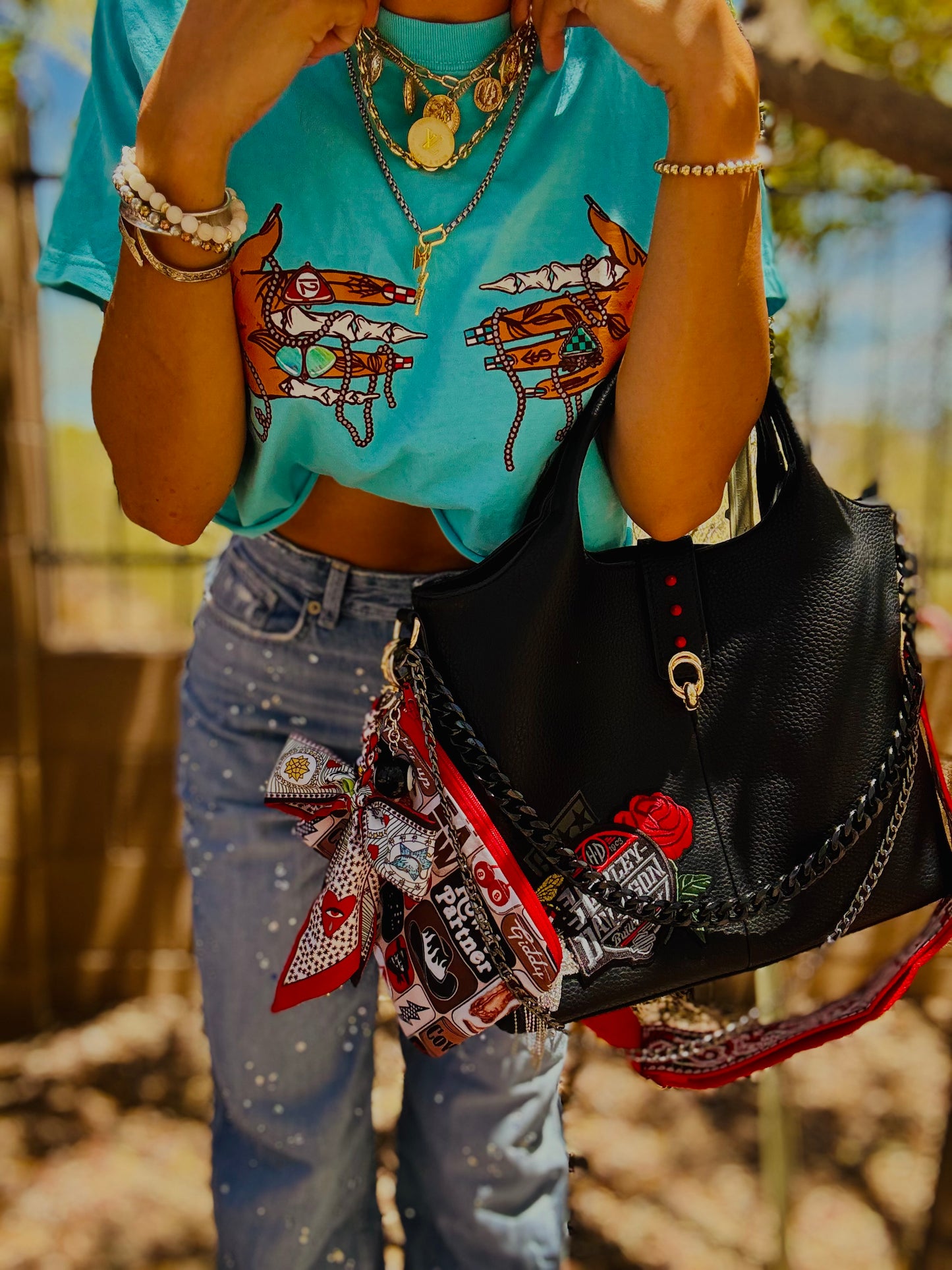 SAT- howdy bike babe+ TUCSON ￼** multi straps