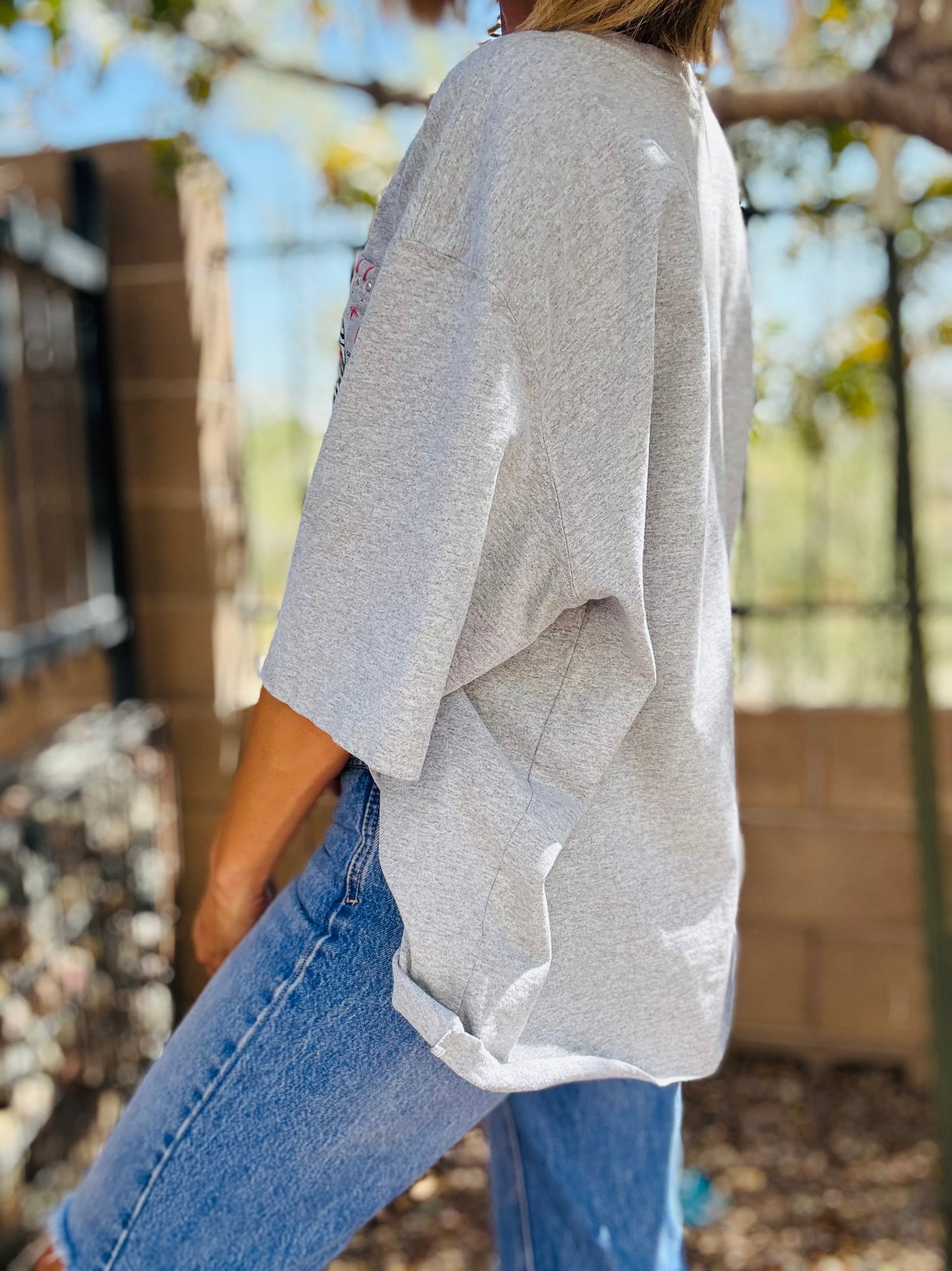 MD- grey zebra ghostie+HUSBAND POCKET SHIRT -XL