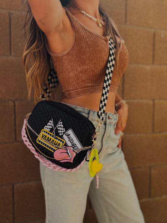 RH- UNHINGED RACE BABE CHECKERED STYLE OG *Page Bag*