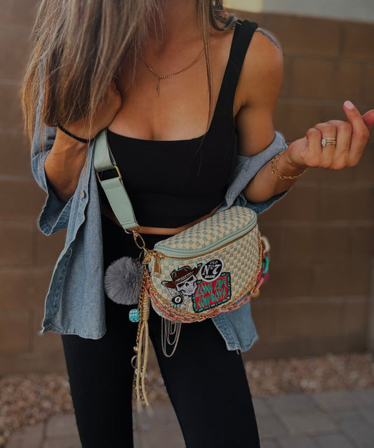 HA-long live cowboys 7 - Teal blue OG+PHOENIX BAG