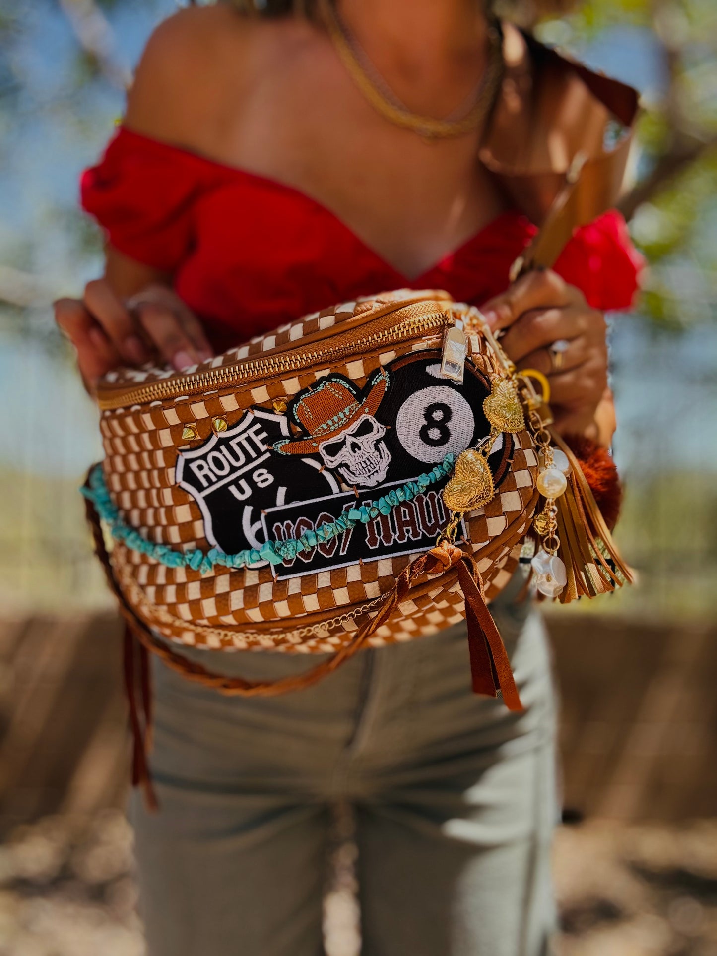 SCC-yeehaw elk hide leather  + PHOENIX