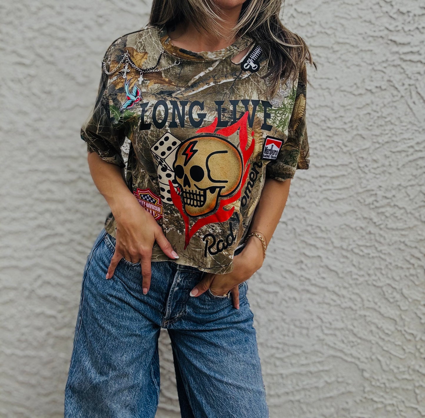 VTS- Long live rad women+ Camo + Vixen Tshirt