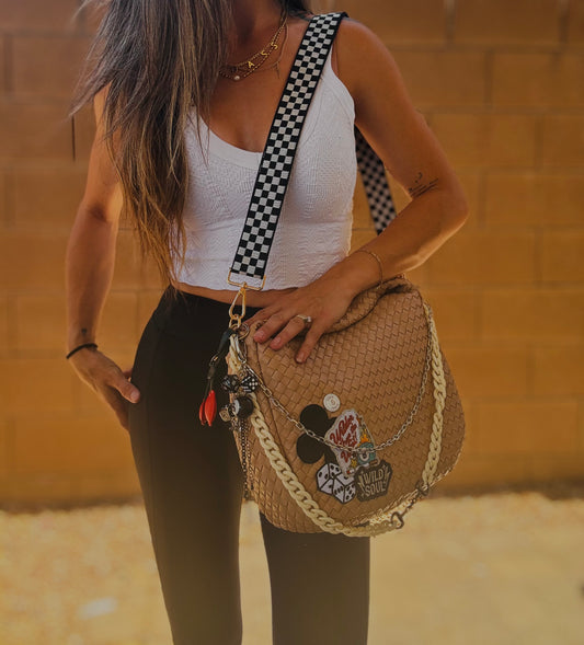 HC-  wilder then the west coco button *CHANDLER BAG**