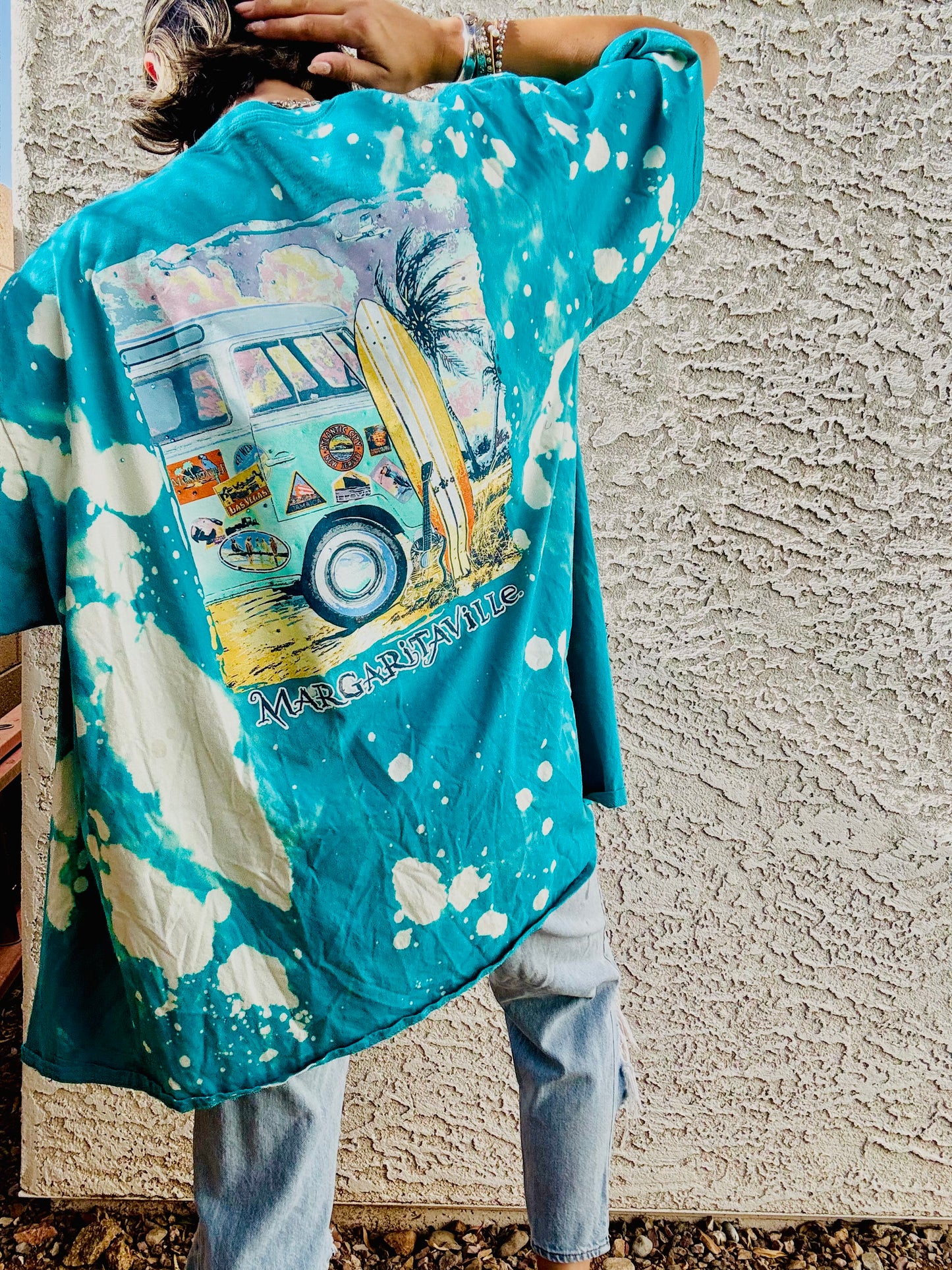 TEE- vintage 5 o’clock somewhere - DAD KIMONO TEE MENS 2XL