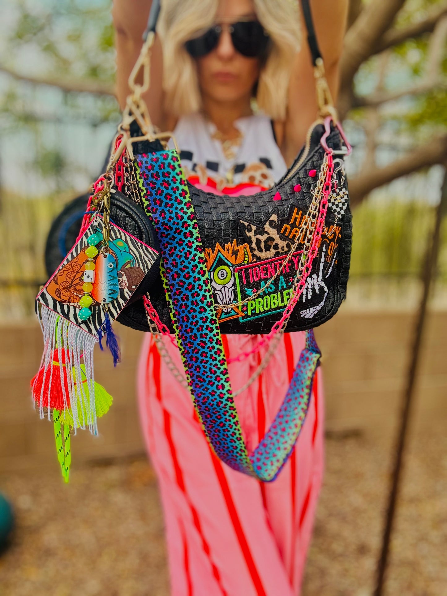 CO-neon Lisa inspired I identify as the problem bike baddie +** The Havasu  **3 STRAPS INCLUDED