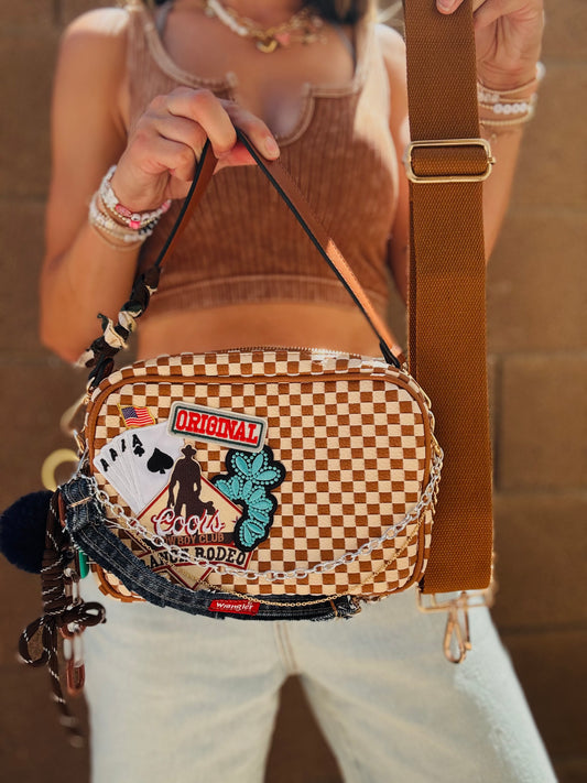 RH- *DUAL* Denim Wranglin Rodeo OG+ PAGE BAG